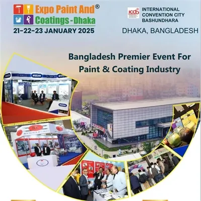 Ewch i ni yn Booth Rhif A -03 Expo Paent a Haenau - Dhaka. Ion. 21-23, 2025.